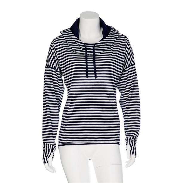 Active Cowl Neck Hooded Top - KVGP Clothescessories