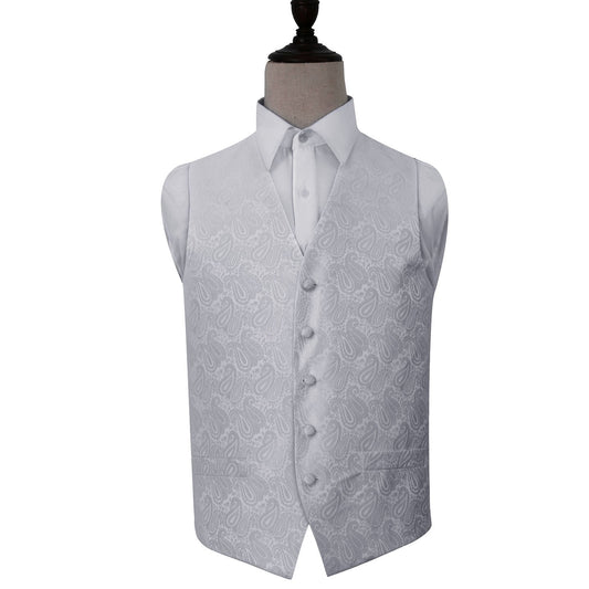 Paisley Men’s Wedding Waistcoat - Scarlet Bloom