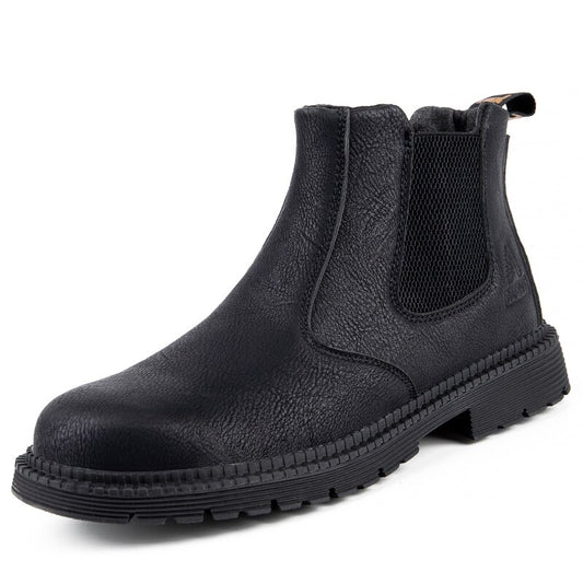Men's Work Safety Steel Toe Chelsea Boots