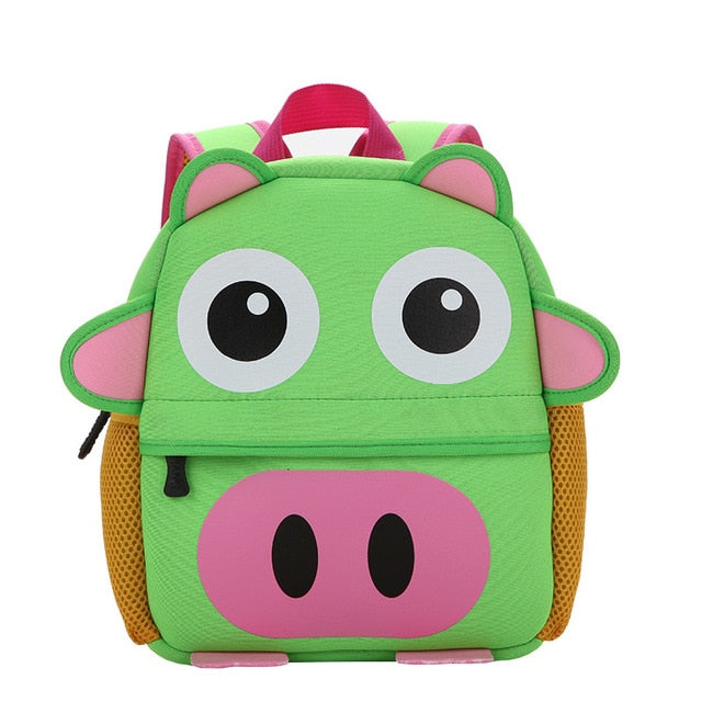 Brand Design Kids 3D Animal Kindergarten Cartoon Backpack