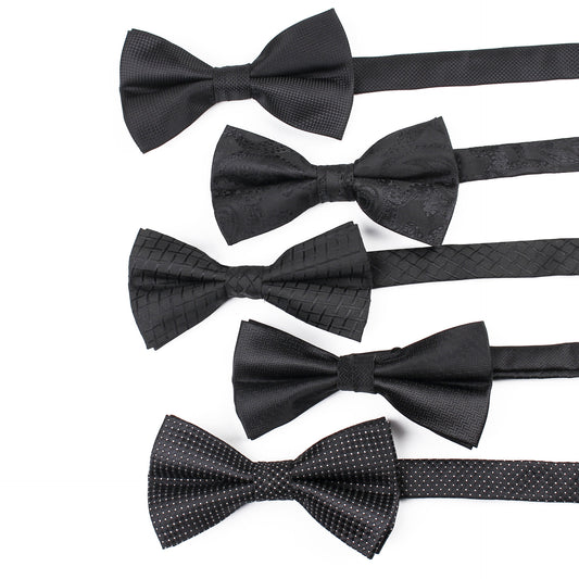 Men's Classic Black Tuxedo Bow Tie