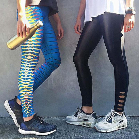Women's Printed Stretch Sport Leggings