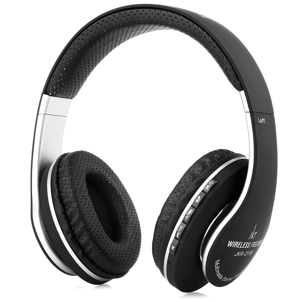 JKR 211B Bluetooth FM Portable Headset Headphones