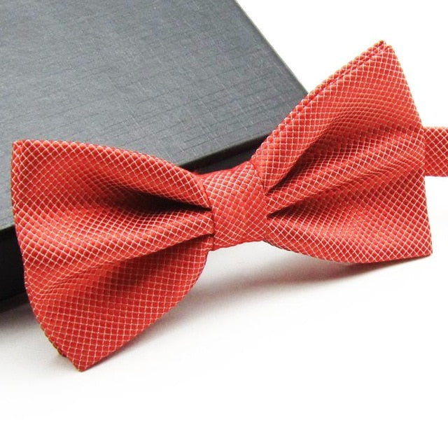 Men's Solid Color Bow Tie