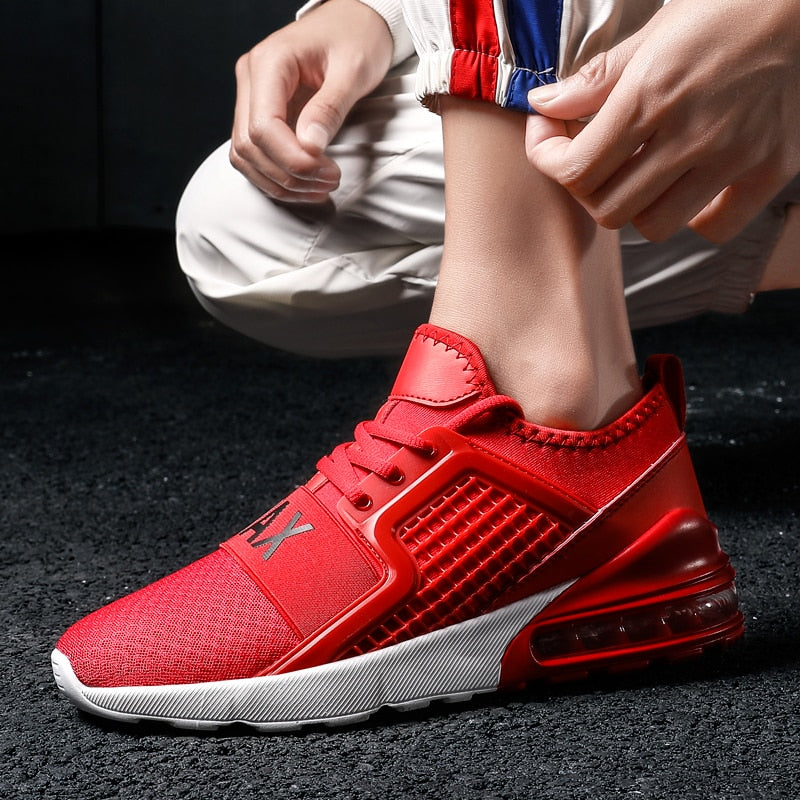 Men's Breathable Air Cushion Jogging Sneakers Outdoor Trainers
