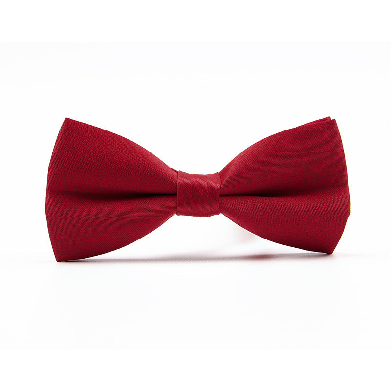 Men's Casual Solid Color Bow Tie