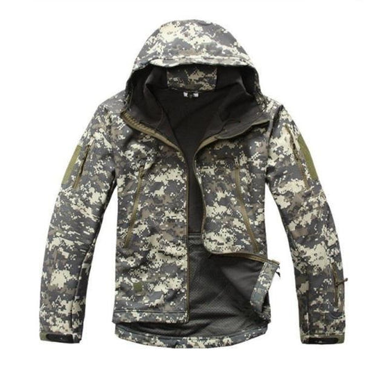 Military Tactical Waterproof Jacket for Men with Hood