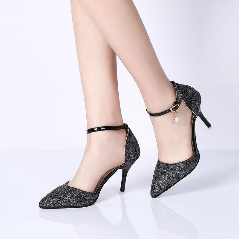 Women Elegant Thin High Heel Pointed Toe Shoes