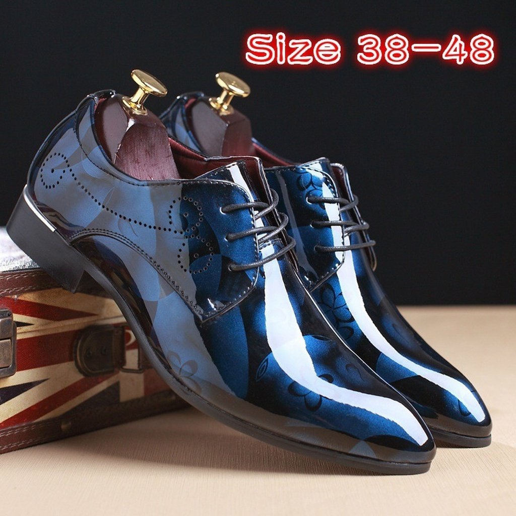 Men's Flat Leather Oxford Shoes