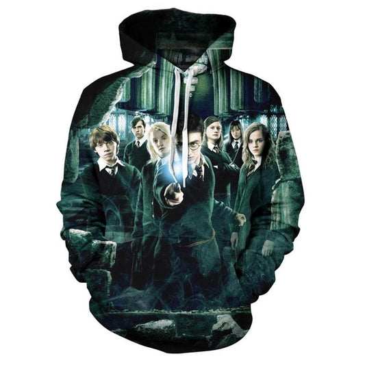 Gorgeous Autumn Harry Potter 3D Print Hoodie Sweatshirt