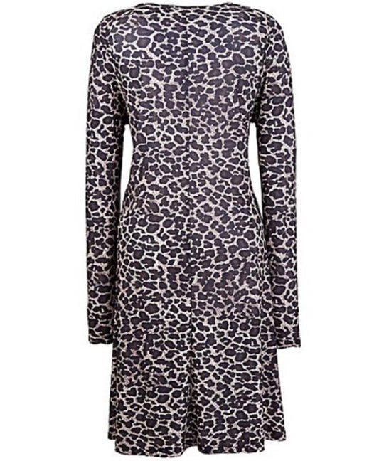 Jersey Swing Dress - Scarlet Bloom