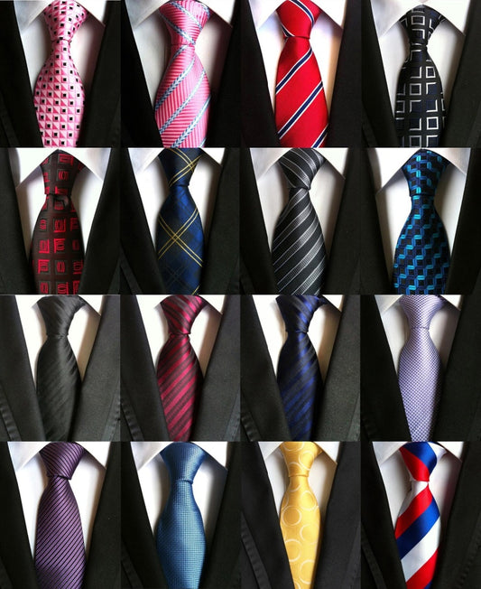 Men's Classic 100% Silk Dress Tie