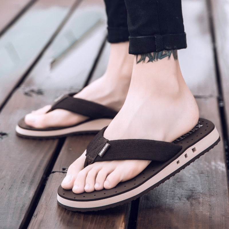 Men's Summer Flip Flop Toe Slippers