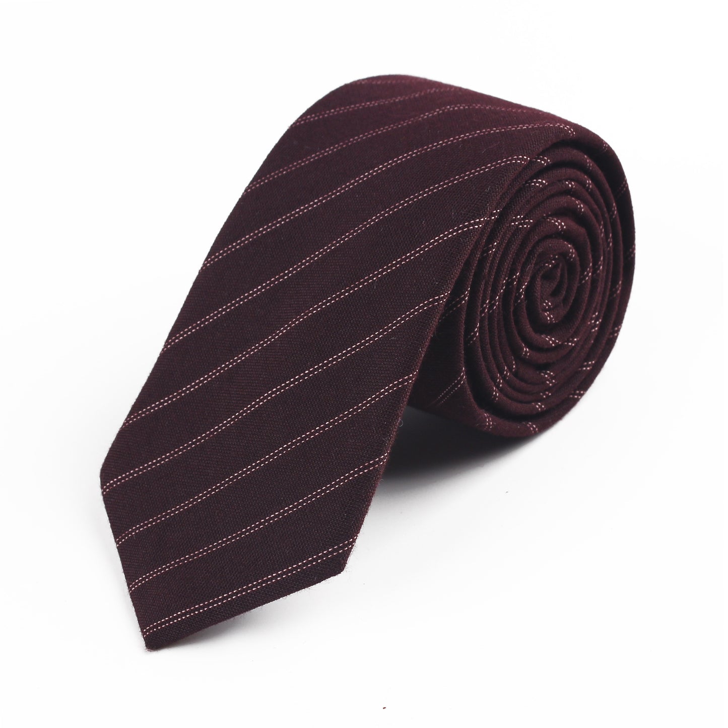 Men's Casual Business Cotton Striped Tie
