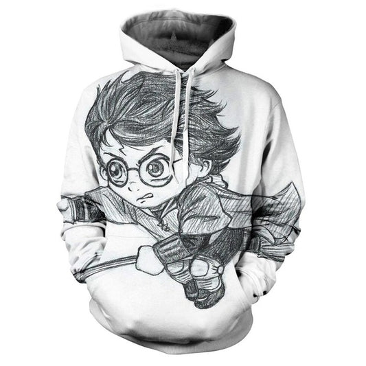Gorgeous Autumn Harry Potter 3D Print Hoodie Sweatshirt