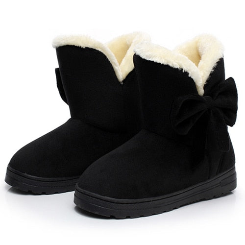 Women Winter Warm Cotton Plush Snow Boots
