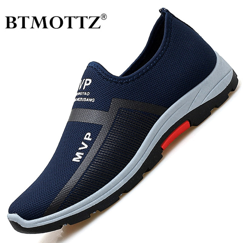 Men's Lightweight Sneakers Breathable Slip-On Loafer Zapatillas Shoes