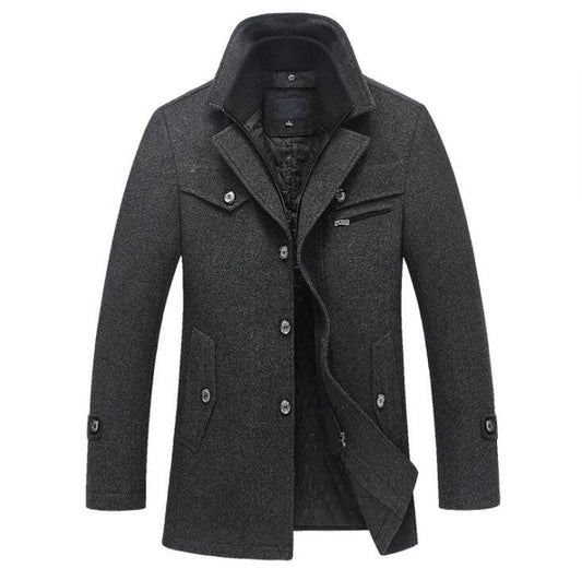 Men Winter Slim Fit Outerwear Coat