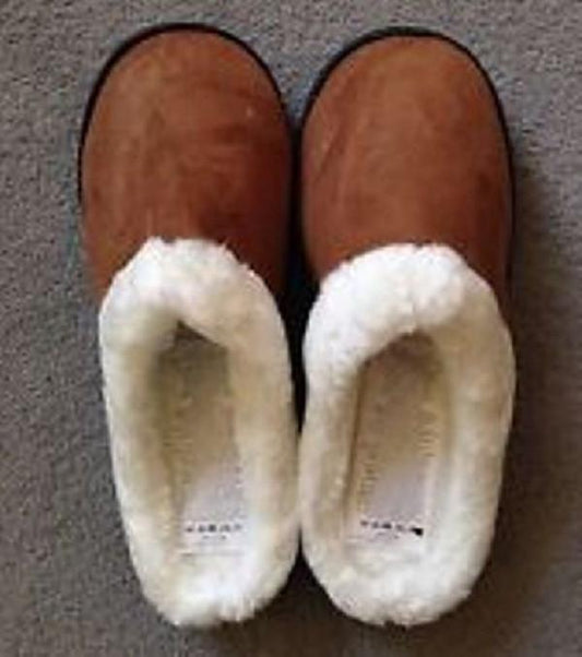 Fearne Womens Tan Comfort Sole Slippers - Scarlet Bloom