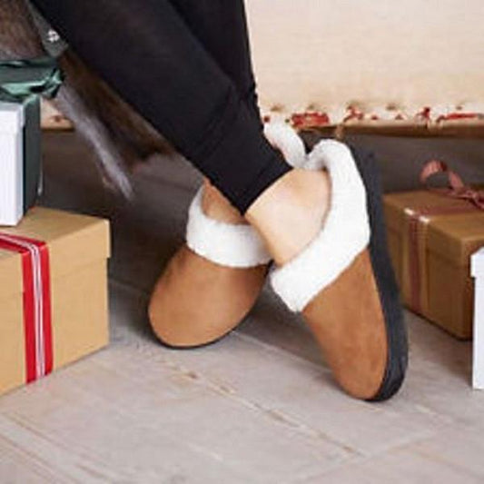 Fearne Womens Tan Comfort Sole Slippers - Scarlet Bloom