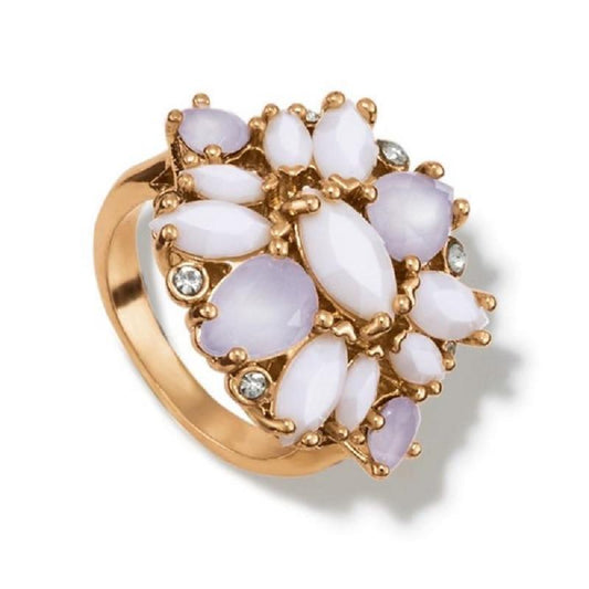 Floral Clusters Ring - Scarlet Bloom