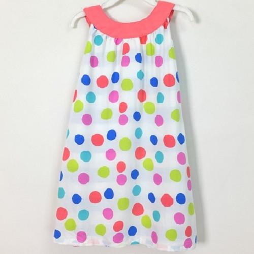 Girls Spots and Stripes Reversible Dress - KGVP Clothescessories