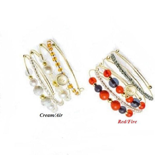 Hortence Sentiment Bracelet - Scarlet Bloom