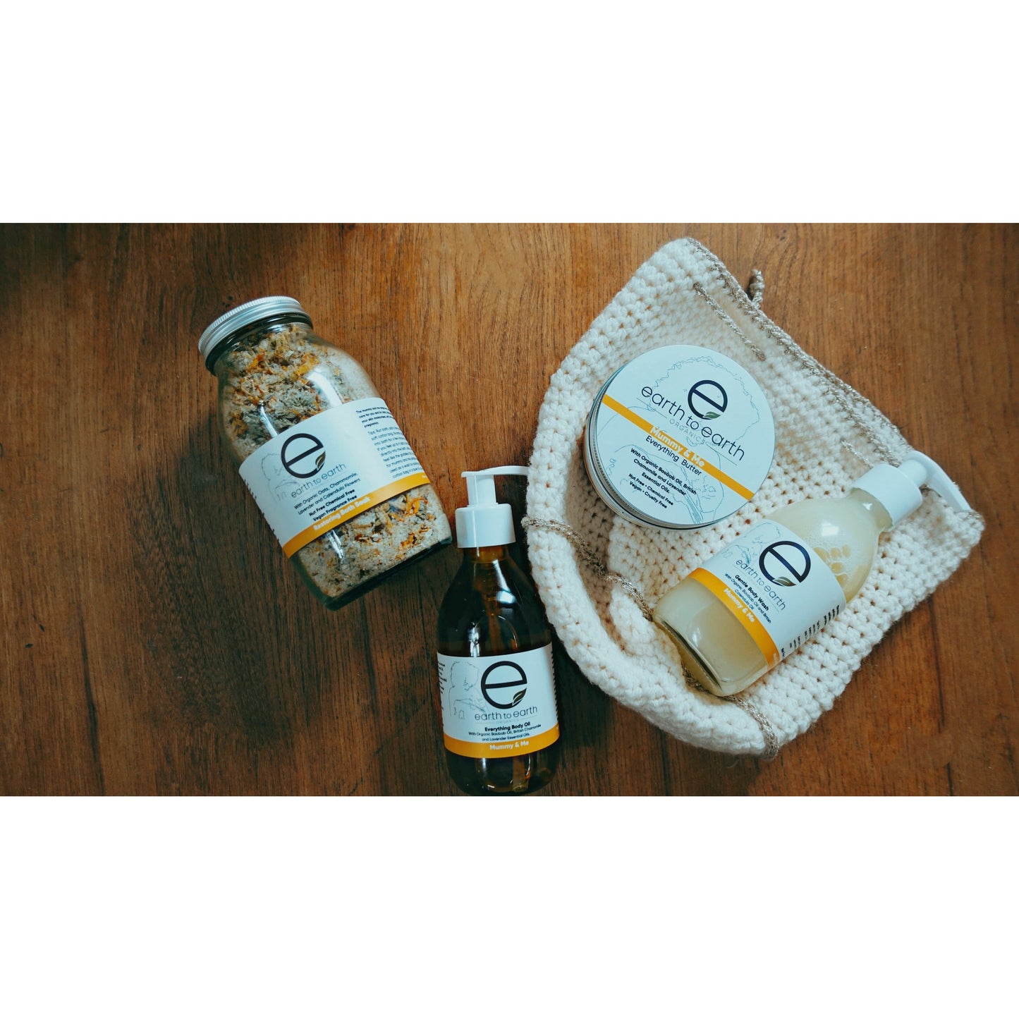 Eco-Friendly Skincare Bath and Body Gift Set for Dry Skin