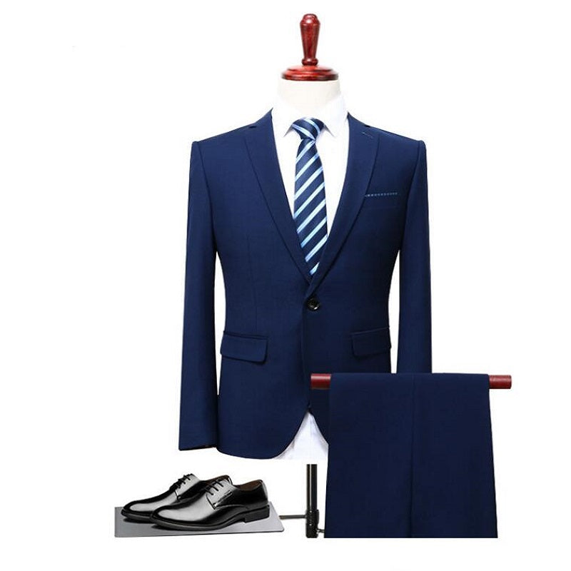 Men's Slim Fit Casual 3 Piece Suit