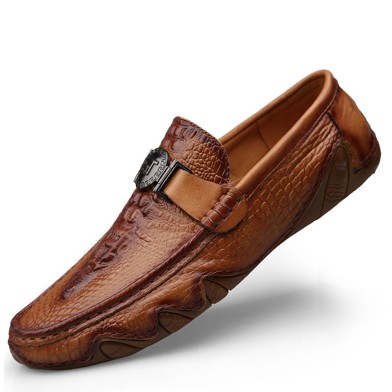 Men's Mocassin Patterned Casual Loafer Shoes