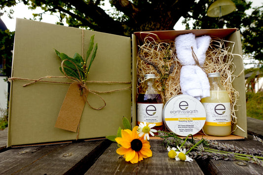 Handmade Vegan Skincare Pampering Gift Set for Mothers