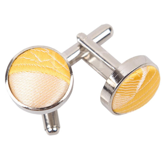 Passion Woven Microfibre Cufflinks for Him - Scarlet Bloom